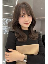 アスター 天神大名店(Aster)&nbsp;小顔に見えるトレンドヘア/黒髪/オリーブグレー/ココアベージュ