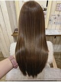 クラゲヘアー/小顔に見せるヘア/ココアベージュ/辻堂/40代50代