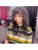 アールイーバイインク 渋谷(Re. by INK.)&nbsp;ウルフカット/ウルフパーマ/黒髪ウルフ/ロングウルフ[渋谷/原宿]