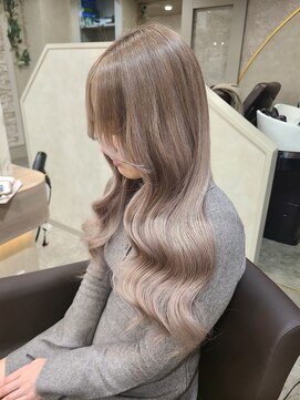 グレージュ/シールエクステ/ミルクティー/レイヤー/池袋