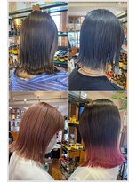 オーガニックマインド 坂戸 鶴ヶ島(organic+mind) 20代30代人気の切りっぱなし冬の外ハネボブ