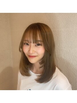 ラメール イオン能代店(La Melu) 透けバング×ナチュラルミディ