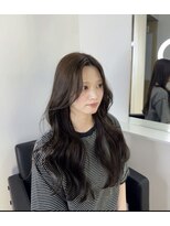 ミヨン 京都烏丸店(miyon) 【miyon】韓国レイヤーカット×暗髪カラー×髪質改善