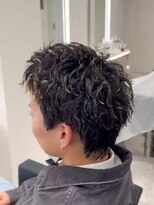 ルースト 南堀江店(ROOST)&nbsp;MEN'S/リバースセンターパート/ニュアンスパーマ/南堀江