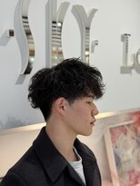 スカイマスターバーバー 渋谷(SKY MASTER BARBER)&nbsp;波巻スパイラルパーマ[渋谷/理容室/メンズパーマ]