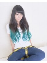 ハピア(HAPPIA) グラデ ブルー