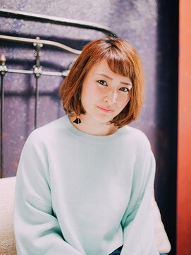 アカサ(A.casa) 斜め前髪エアリーボブ/20代/30代/40代/50代/西阿知/イオン倉敷