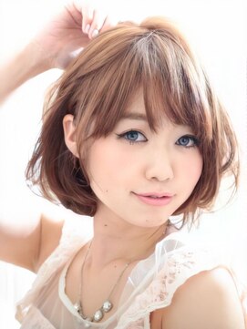 アグ ヘアー フラウ 名取手倉田店(Agu hair frau) 《Agu hair》エアリー感ショートボブ