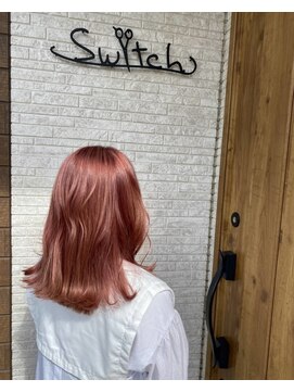ヘアールーム スイッチ(hair room Switch) ペールピンクカラー