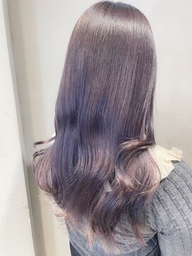 ヘアサロンガリカアオヤマ(hair salon Gallica aoyama) melty lavender gray