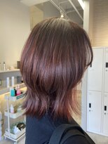 トゥーリ 藤崎店(tuuli)&nbsp;高畠弘輝、外はねボブ、ピンクブラウン