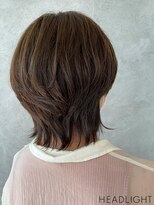 フローレス バイ ヘッドライト 三鷹店(hair flores by HEADLIGHT)&nbsp;マッシュウルフ×オリーブグレージュ_807M15392