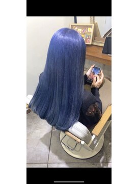 アソビセカンド 原宿(ASOBI 2nd) ロング/ネイビーブルー