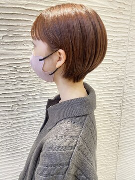 モリオ フロム ロンドン サッポロファクトリー店(morio FROM LONDON) 【morio】札幌ショート　耳掛け　オレンジカラー