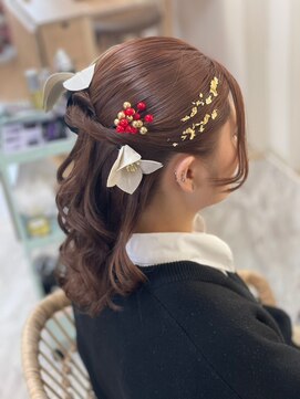 グラムール(Gramour) ハーフアップ