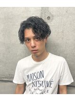 オーシャントーキョー(OCEAN TOKYO)&nbsp;波巻束感ショートハイライトツーブロックマッシュ