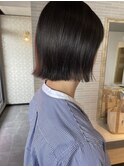 切りっぱなしボブ