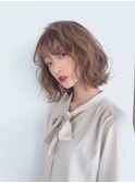 切りっぱなしくびれボブ