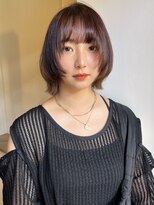 シーン(SCENE)&nbsp;マッシュウルフ　ラベンダー　顔周りレイヤー【天神/今泉】