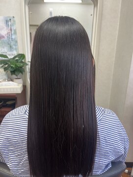 のぶえ美容室 さら艶ストレート