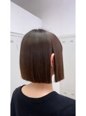 ぱつっとストレートボブ