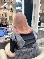 リー 梅田(Lee)&nbsp;ブリーチ2～3回必須/ハイトーン/ホワイトピンク/髪質改善カラー