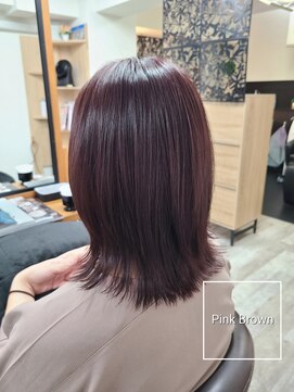 アンクラウド(an cloud) ピンクブラウン/ブリーチなしカラー