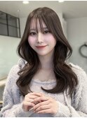韓国ヘア レイヤーカット ロングレイヤー フェイスレイヤー