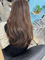 ウル(ulu)&nbsp;色落ちまで可愛い♪ブラウンミルクティー