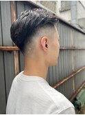 サイドパートスキンフェード