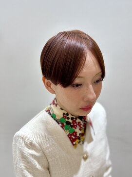 ヘアーライズ 池袋東口店(hair RISE) ショート刈り上げ2ブロックハイトーンピンク14トーン透明感