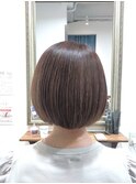 40代50代60代/大人ボブ/丸みボブ/明るめボブ/軽めボブ