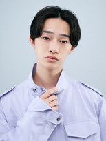 ガリカ 渋谷(Gallica)&nbsp;メンズ黒髪ナチュラルマッシュセンターパート/ハンサムショート