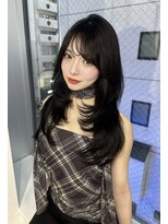 ユーフォリア 渋谷グランデ(Euphoria SHIBUYA GRANDE)&nbsp;韓国ヘア　レイヤーカット　暗髪　髪質改善　SAYAKA