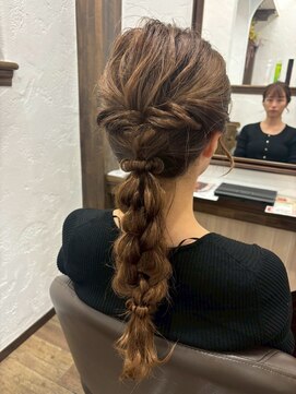 アミリー ひたち野うしく店(Amily) ハイライトバレイヤージュダブルカラーケアブリーチ20代30代