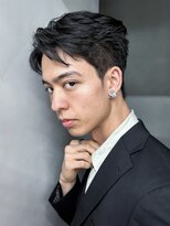 アイティー バイ アルバム 浦和店(IT by ALBUM)&nbsp;ブルーブラックフェザーパーマサーフカール_F40120