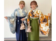 卒業式お支度受付中！着付け/ヘアセット/メイク