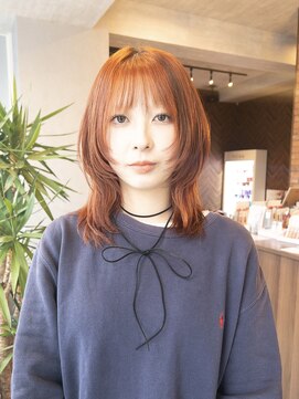 《marin》hush cut × orange color