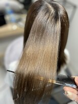 ルストロバイボクノ 横須賀中央(Lustro by bokuno)&nbsp;ブリーチ履歴のあるお客様の髪質改善矯正