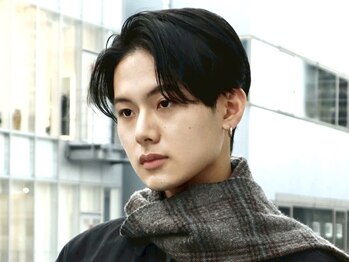 サイトインザシティ 渋谷(SIGHT IN THE CITY)の写真/センターパートにニュアンスパーマで、綺麗な毛流れを作り出し、どんなファッションにも合うデザインに★