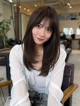 コート 表参道(Cote) 美髪レイヤーカット／顔まわりレイヤー／ロングレイヤ 一/前髪