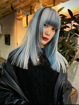 ネハス 名古屋栄店(nehus.) ブリーチハイライト髪質改善ダブルカラーレイヤーカット