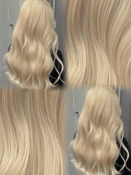 ベレーザ 渋谷(BELEZA) 17451渋谷ホワイトブロンド全頭ブリーチミルクティーカラー