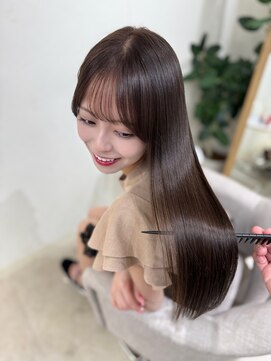 アム 表参道(am) 表参道/青山/前髪/酸性ストレート/韓国風/縮毛矯正/髪質改善