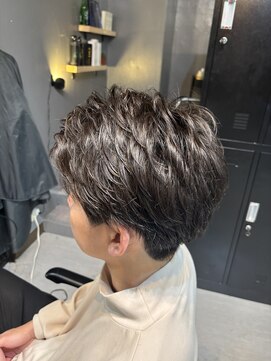 クート オム 南浦和(ku-to homme) 毛流れパーマ一ヶ月後ナチュラルメンズスタイル