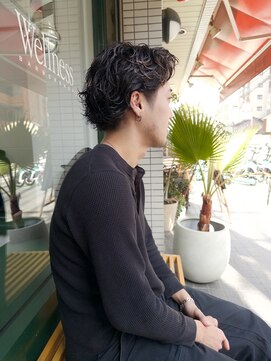 ウェルネス(Wellness) メンズ/メンズパーマ/大人パーマ