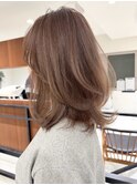 ハイライトバレイヤージュダブルカラーケアブリーチ20代30代