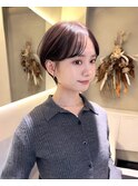 丸みショートボブ/レイヤー/20代30代40代50代/原宿0422