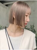 ベージュカラー/ブリーチ/レイヤーカット/髪質改善._.