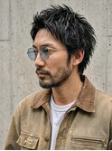 アップバングワイルドスパイキーショート